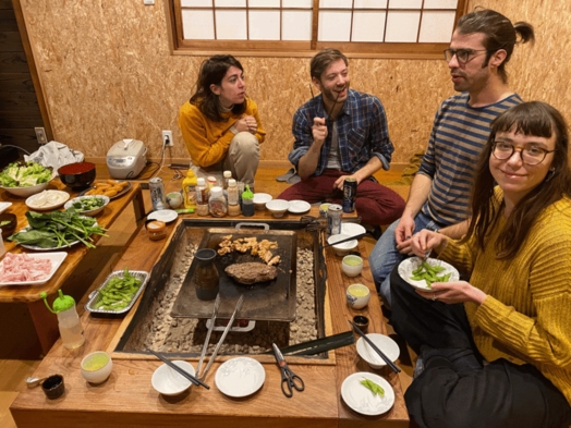 セルフ朝食付き☆持ち込みでプライベートな囲炉裏で夕食自炊